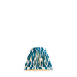 Ikat 16cm Tapered Shade - Marlin Blue Ikat - Comet Lighting