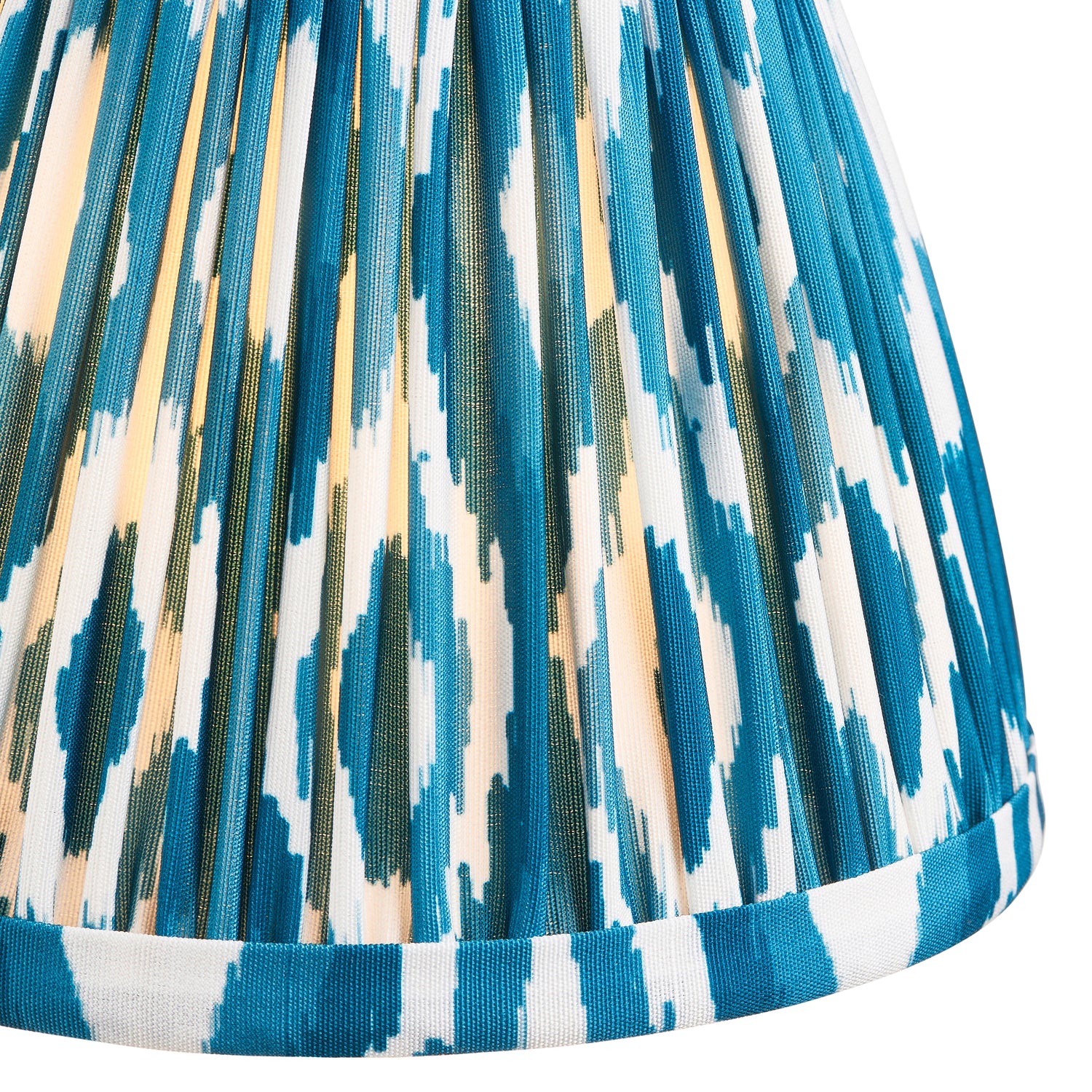 Ikat 16cm Tapered Shade - Marlin Blue Ikat - Comet Lighting