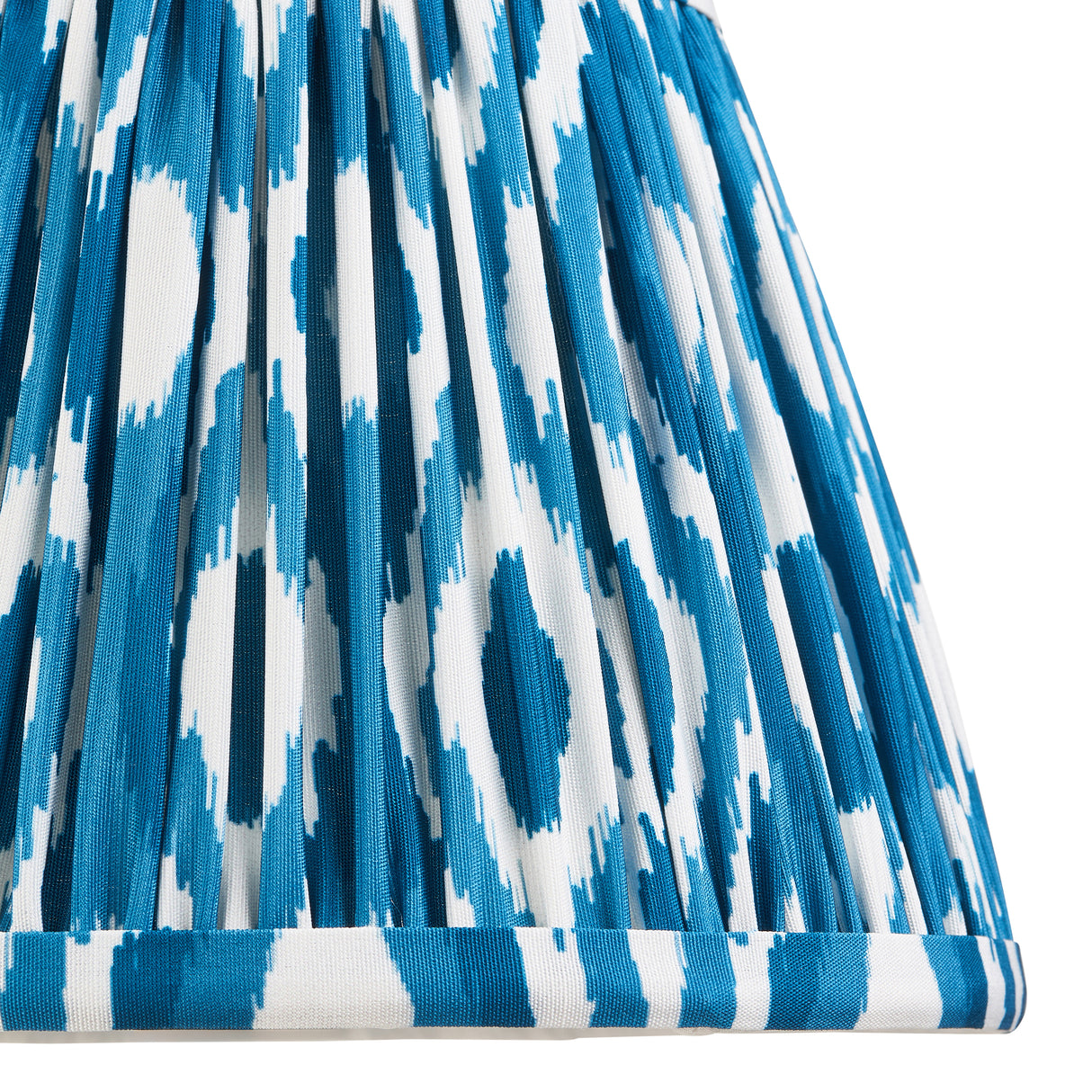 Ikat 20cm Tapered Shade - Marlin Blue Ikat - Comet Lighting
