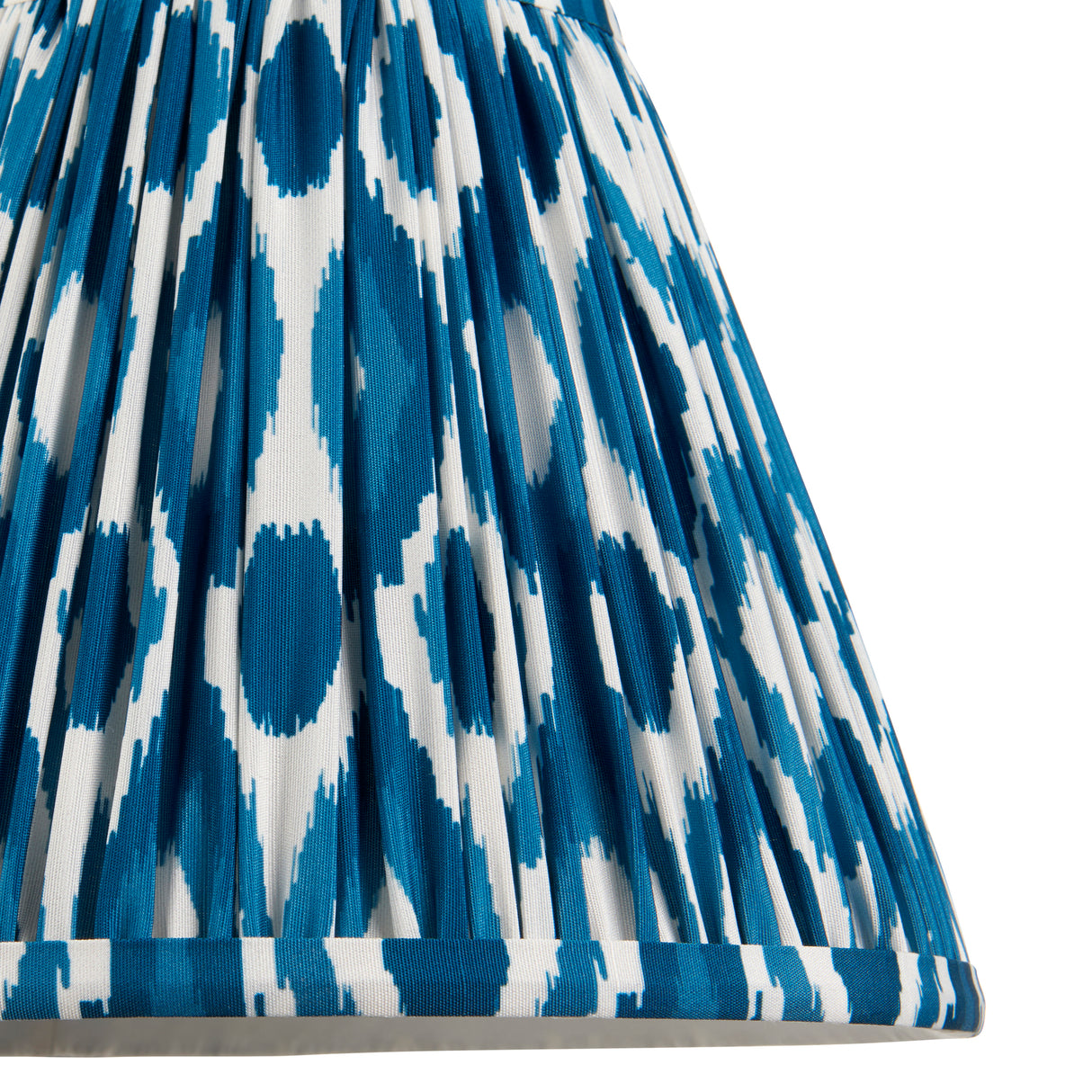 Ikat 25cm Tapered Shade - Marlin Blue Ikat Lamp Shade