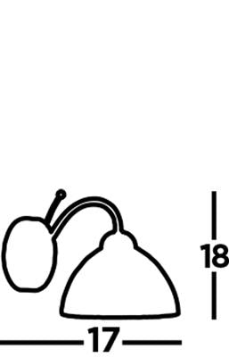 Milanese Wall Light - Antique Brass Metal & Alabaster Glass - Comet Lighting