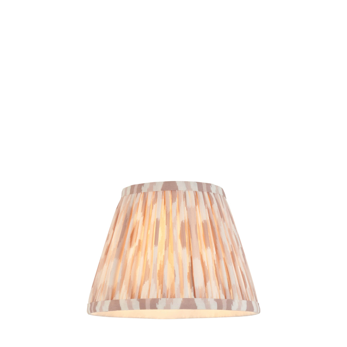 Ikat 20cm Tapered Shade - Neutral Ikat Lamp Shade