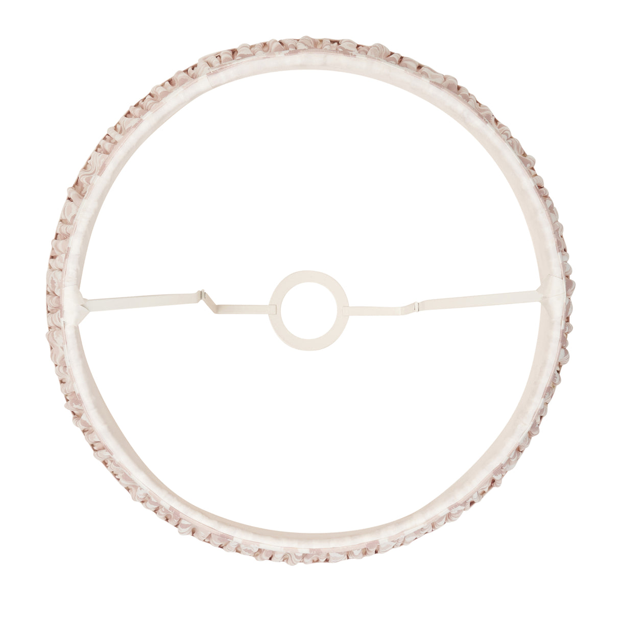 Ikat 40cm Tapered Shade - Neutral Ikat - Comet Lighting