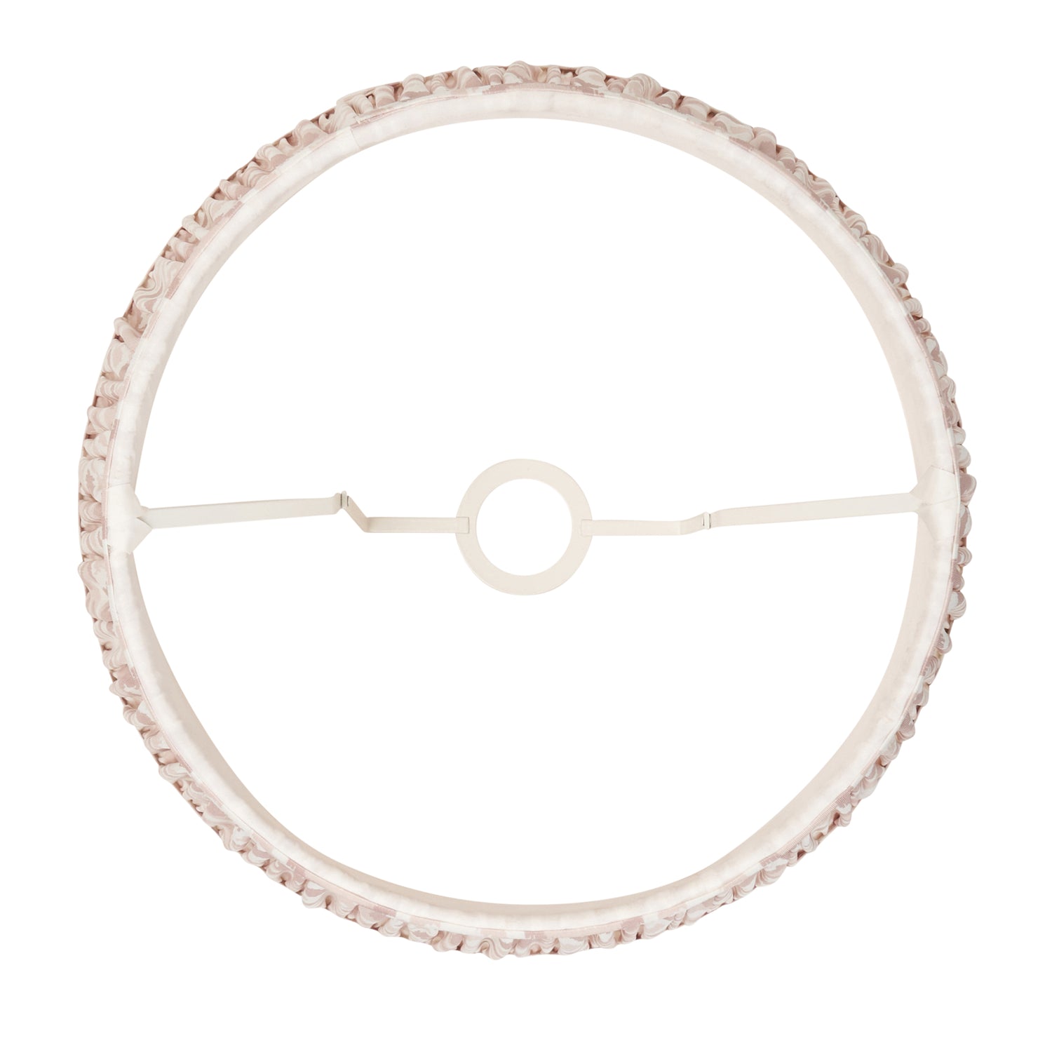 Ikat 40cm Tapered Shade - Neutral Ikat - Comet Lighting