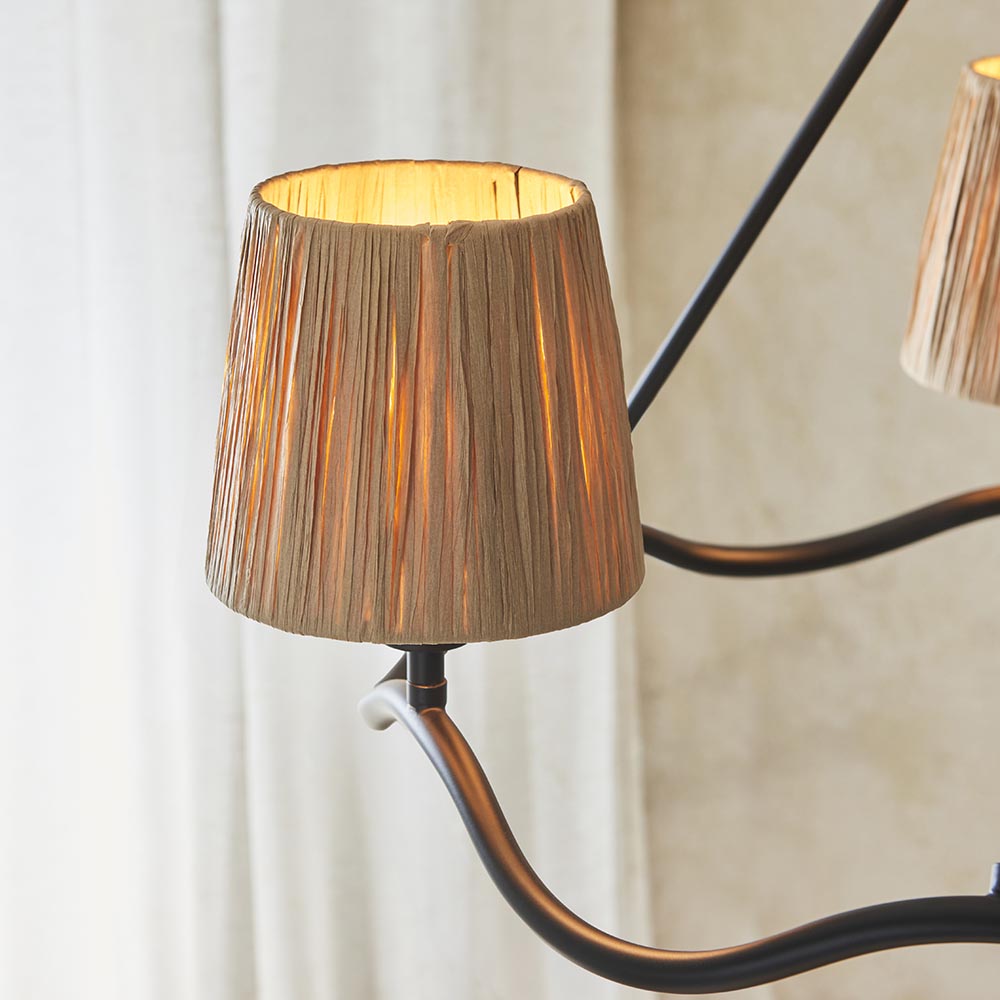 Wriggle 3lt Pendant Light - Matte Black - Comet Lighting