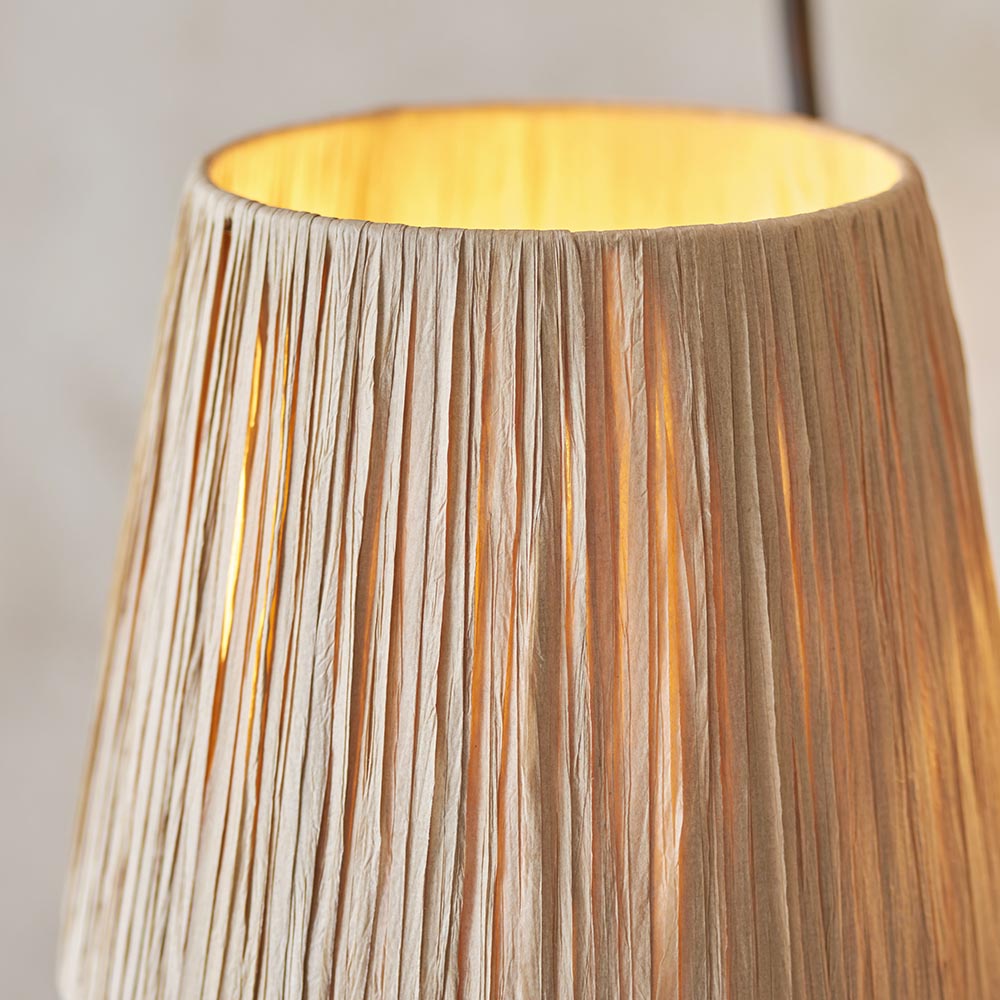 Wriggle 3lt Floor Lamp - Matte Black - Comet Lighting