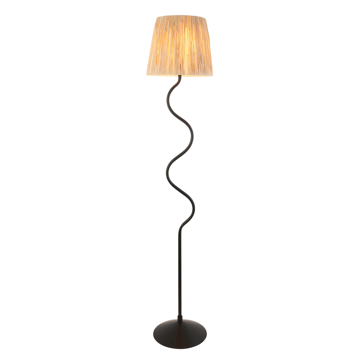 Wriggle Floor Lamp - Matte Black - Comet Lighting