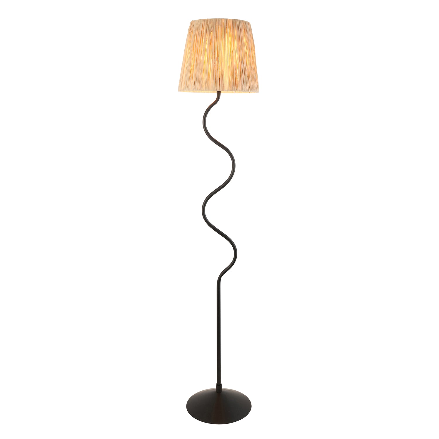 Wriggle Floor Lamp - Matte Black - Comet Lighting