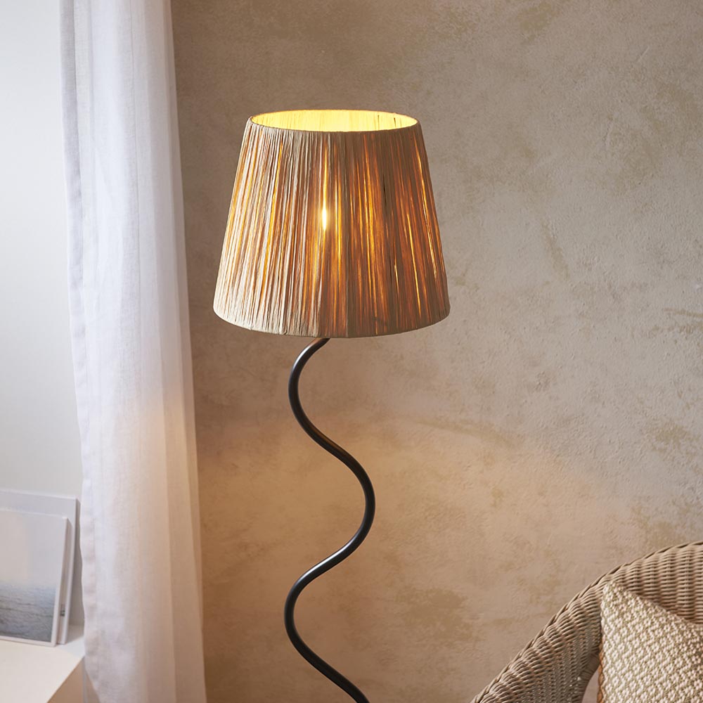 Wriggle Floor Lamp - Matte Black - Comet Lighting
