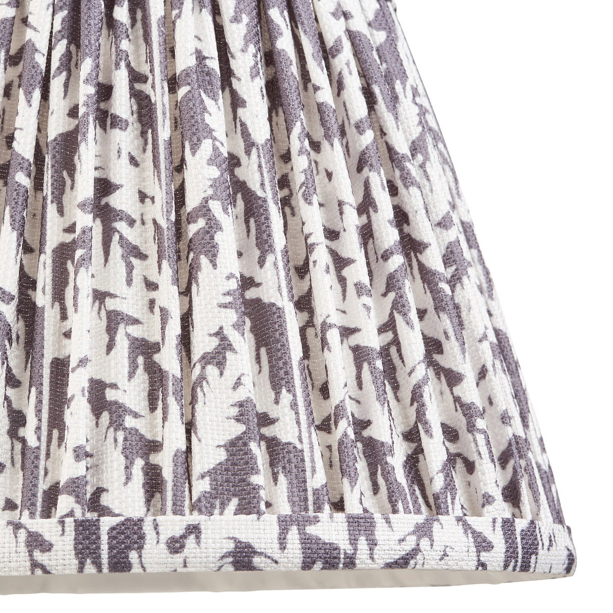 Bibury & Leaf 20cm Pearl grey shade - Comet Lighting