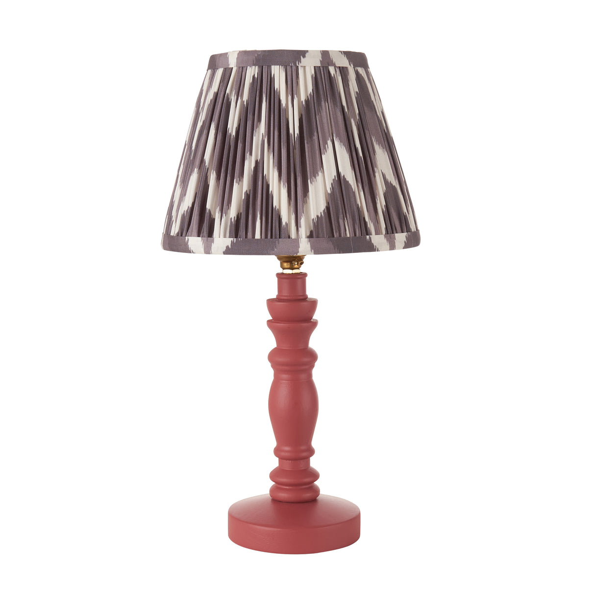 Bibury & Zigzag 20cm Pearl grey shade - Comet Lighting