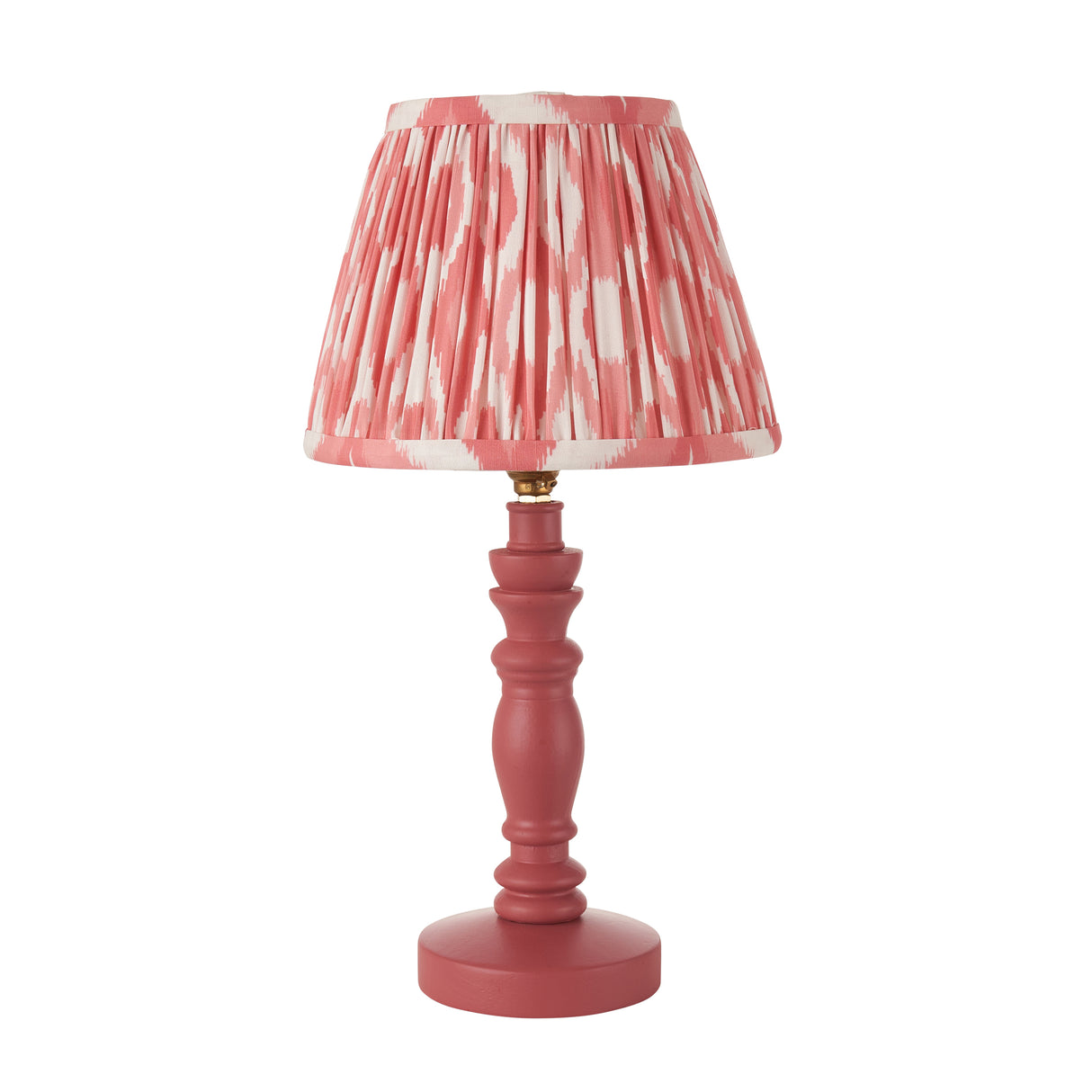 Bibury & Ikat 20cm Coral pink shade - Comet Lighting