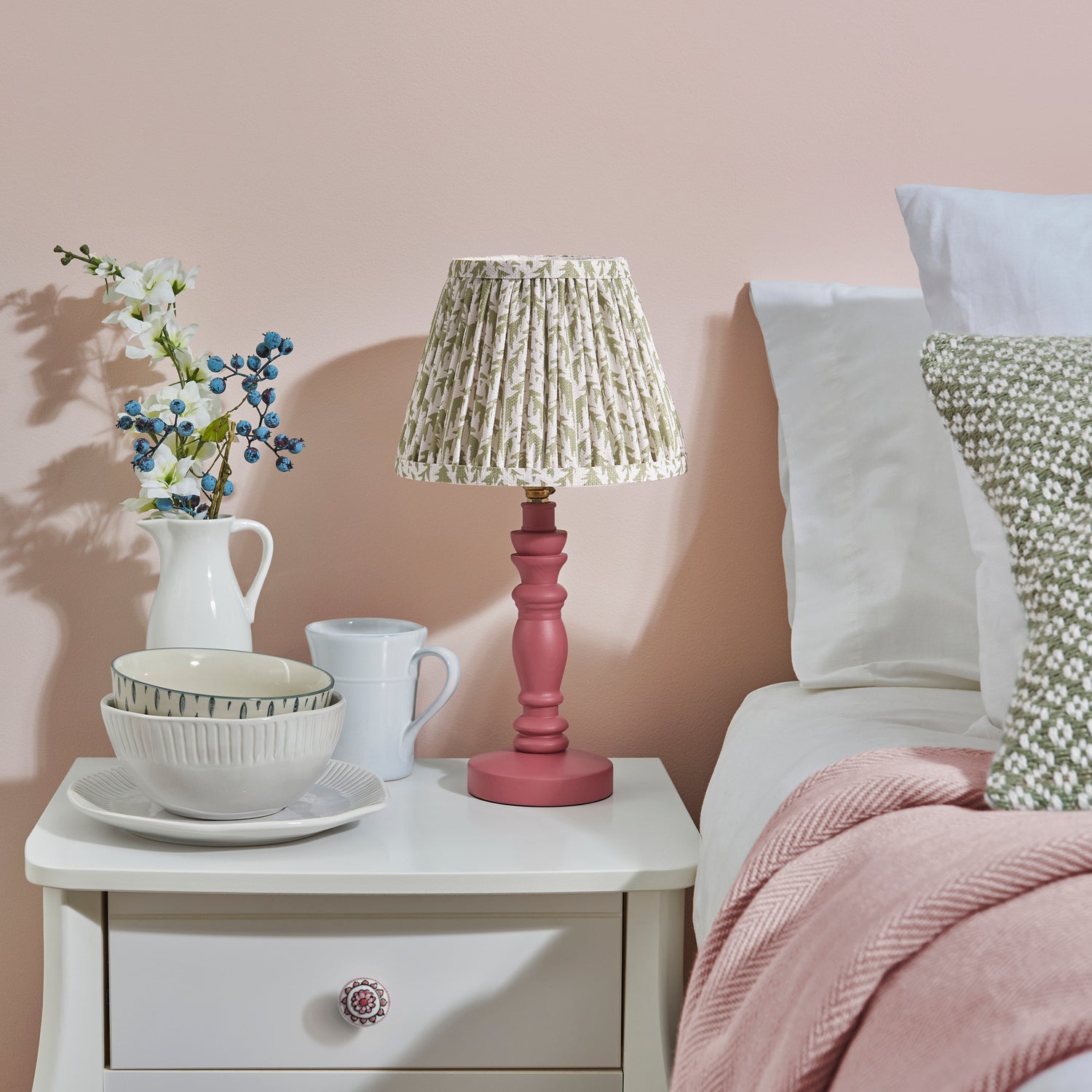 Bibury & Leaf 20cm Herb garden green shade - Comet Lighting