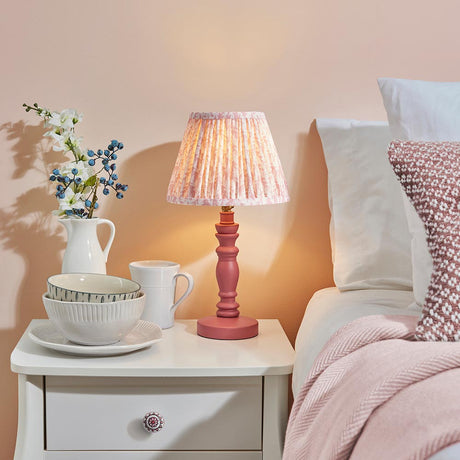 Bibury & Leaf 20cm Peachy keen shade - Comet Lighting