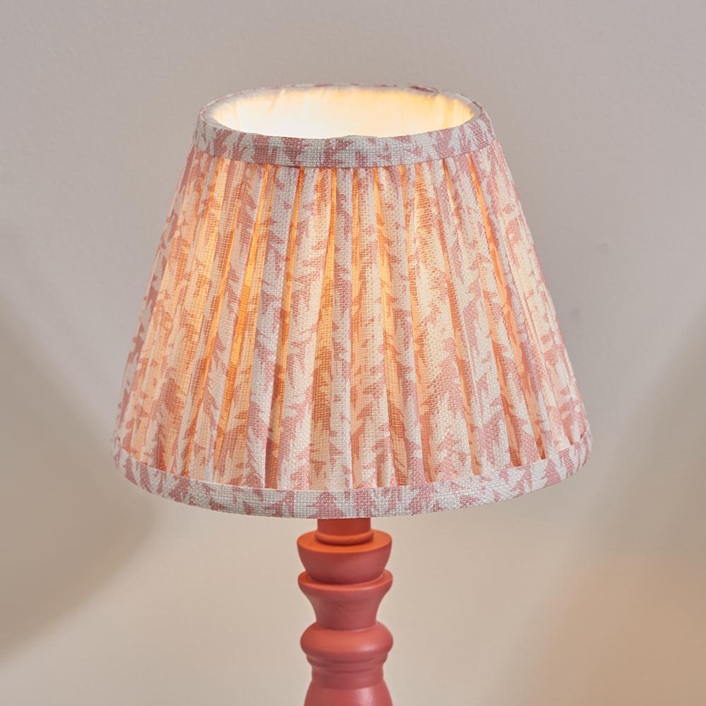 Bibury & Leaf 20cm Peachy keen shade - Comet Lighting