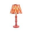 Bibury & Zigzag 20cm Apricot orange shade - Comet Lighting