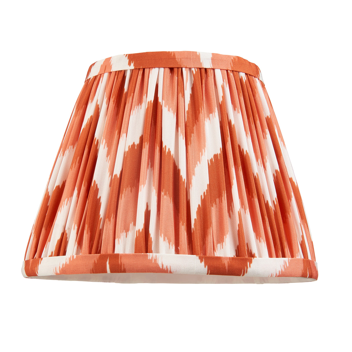 Bibury & Zigzag 20cm Apricot orange shade - Comet Lighting
