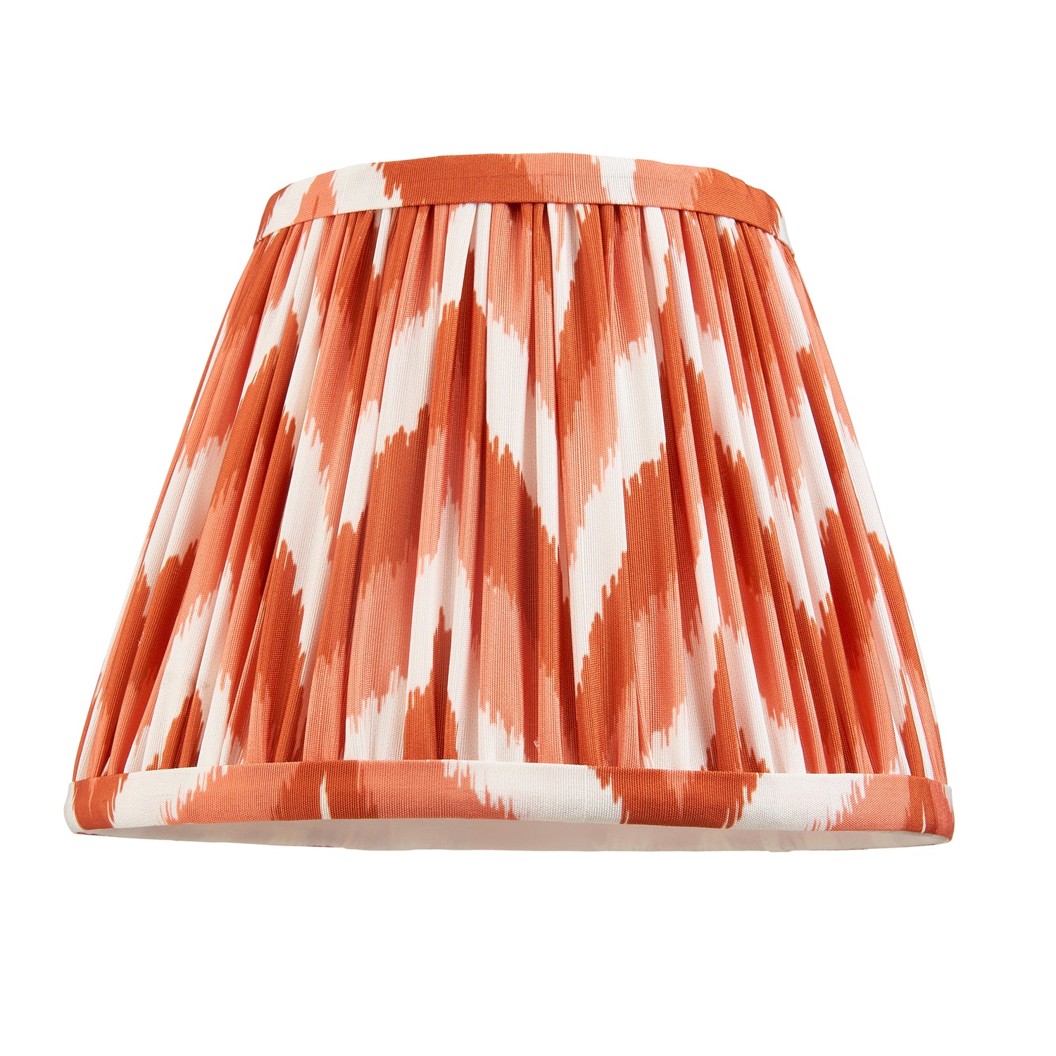 Bibury & Zigzag 20cm Apricot orange shade - Comet Lighting
