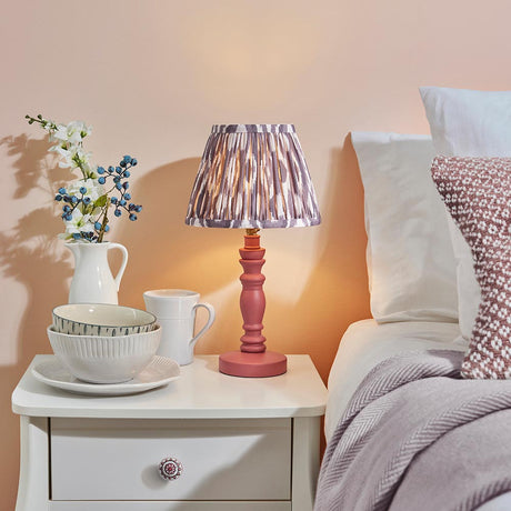 Bibury & Ikat 20cm Pearl grey shade - Comet Lighting