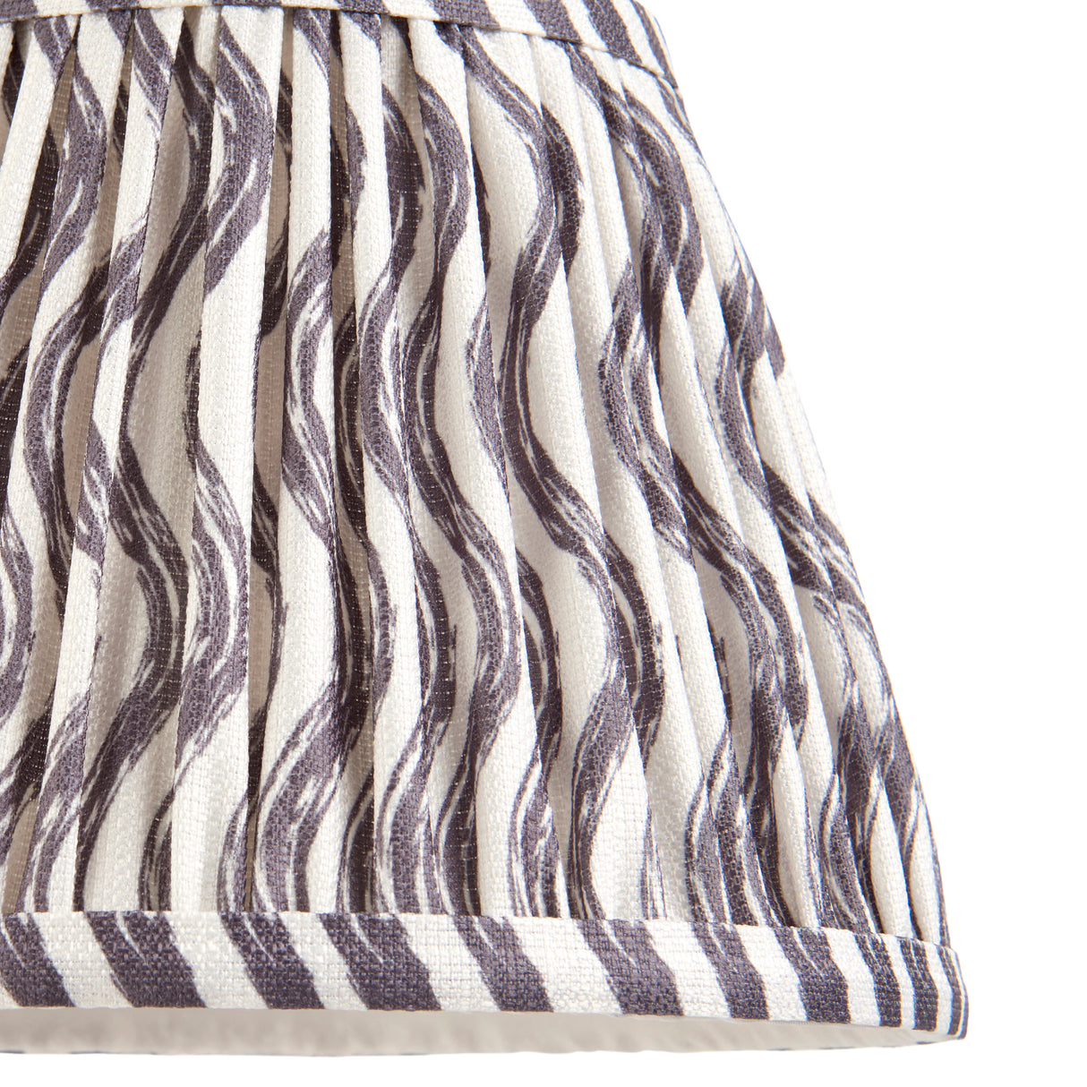 Natural Ash Bibury & Ripple 20cm Pearl grey shade - Comet Lighting