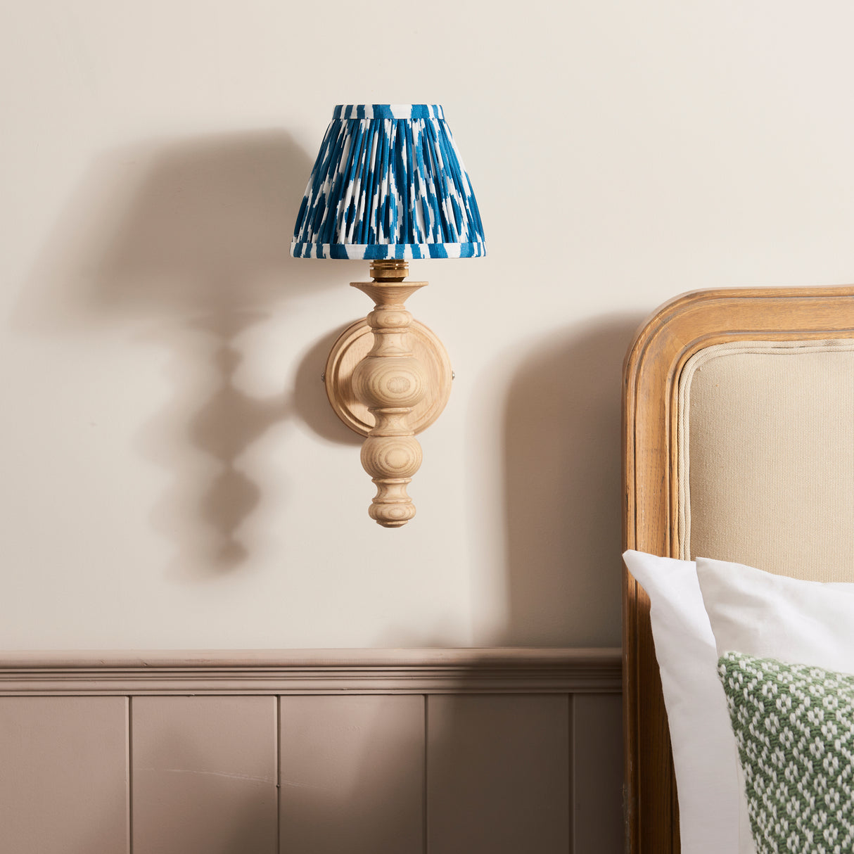 Bibury & Ikat 16cm Marlin blue shade - Comet Lighting