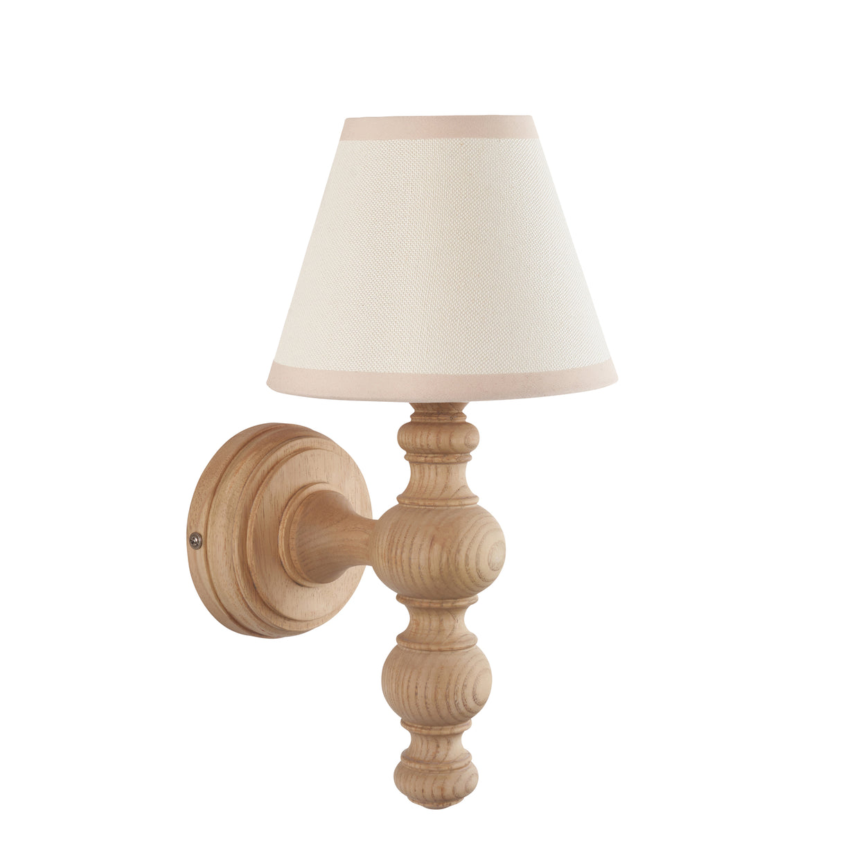 Bibury & Ivy 16cm Vintage white shade - Comet Lighting