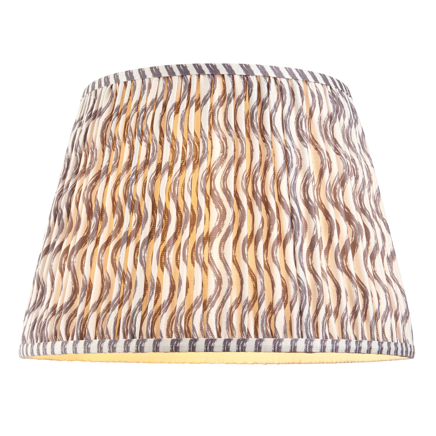 Cane & Ripple 40cm Pearl grey shade - Comet Lighting