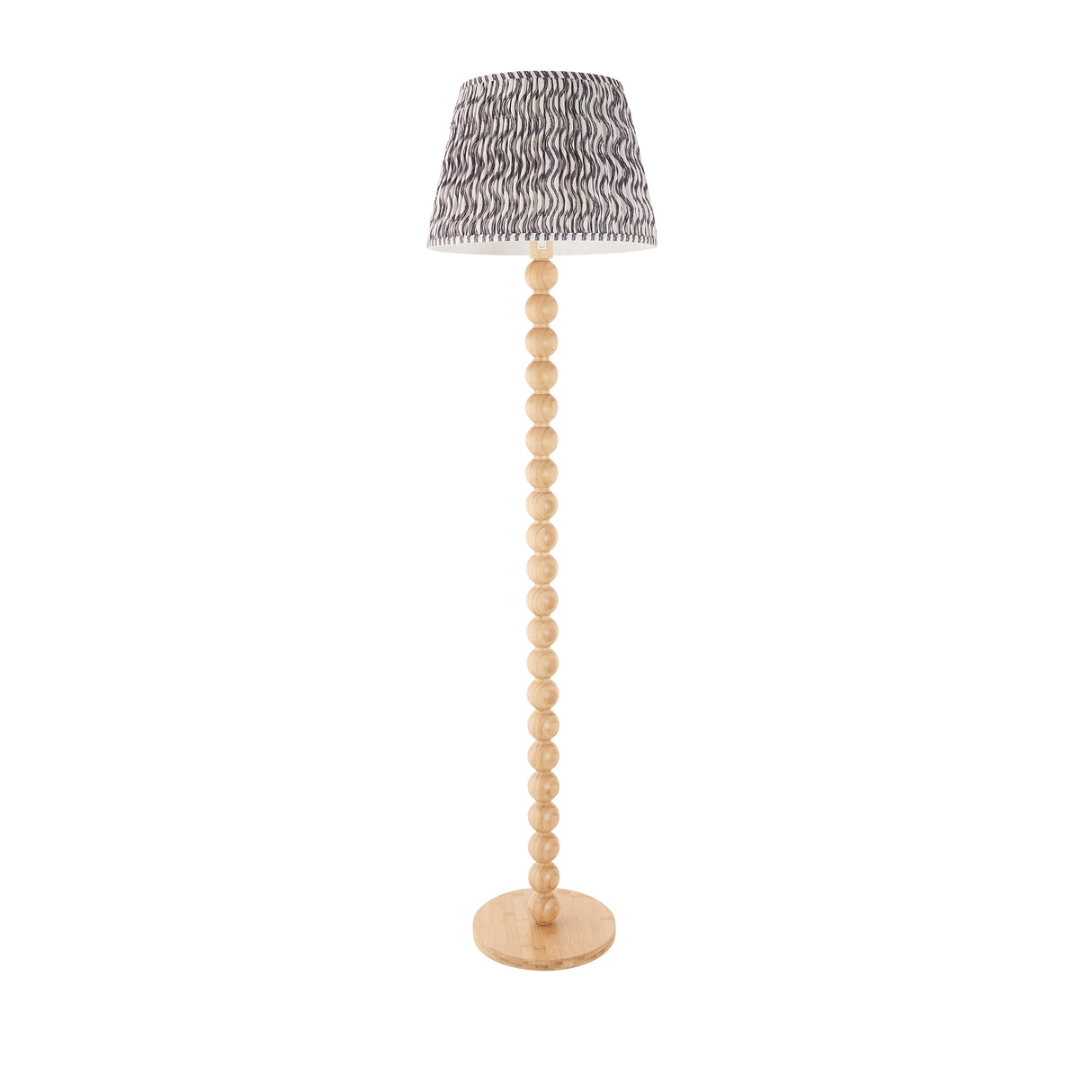 Cane & Ripple 40cm Pearl grey shade - Comet Lighting