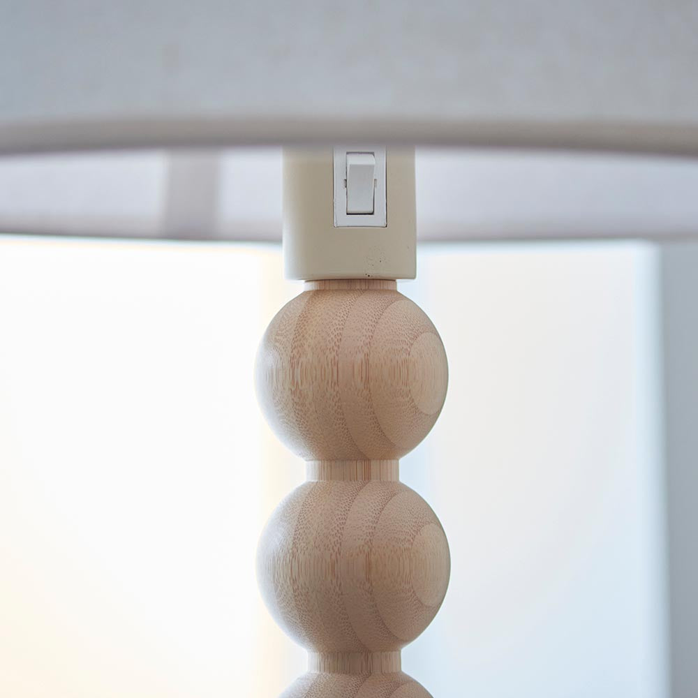 Cane & Ivy 40cm Vintage white shade - Comet Lighting