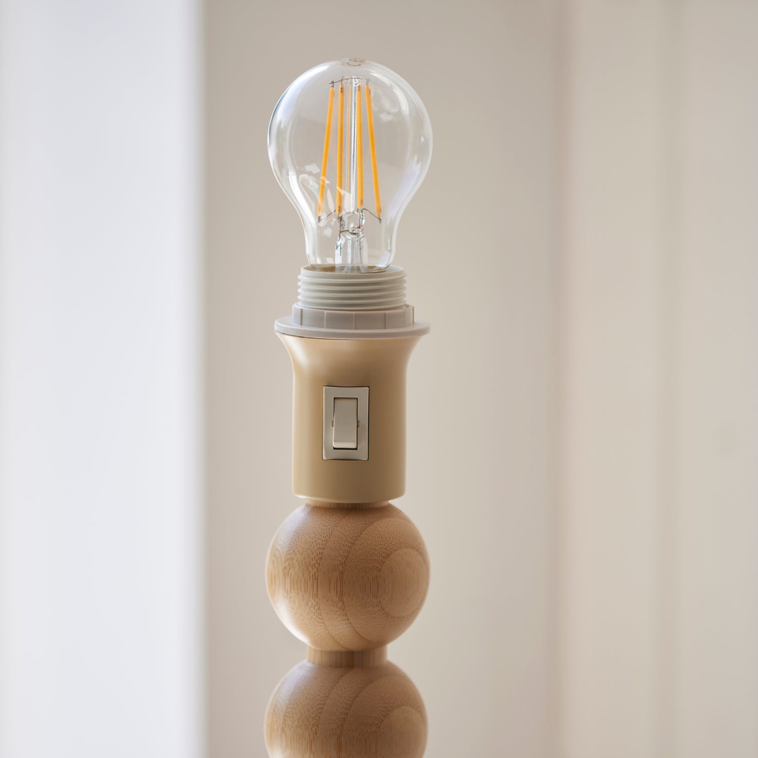 Cane & Ivy 40cm Vintage white shade - Comet Lighting