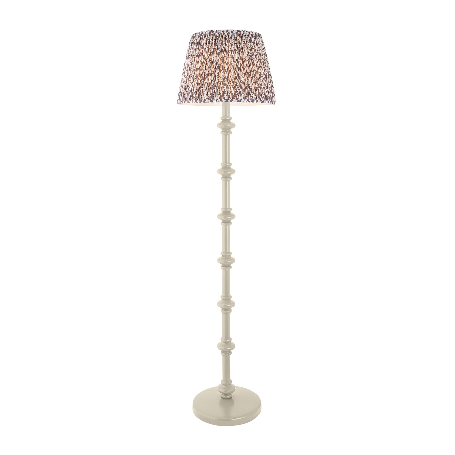 Carnaby & Leaf 40cm Pearl grey shade - Comet Lighting