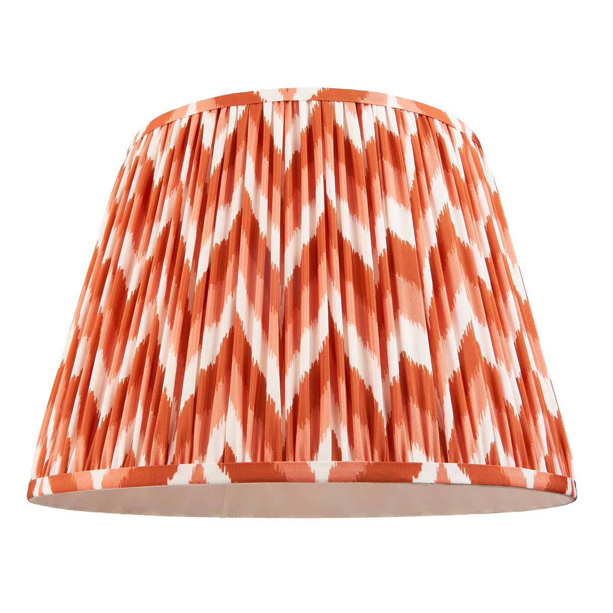 Carnaby & Zigzag 40cm Apricot orange shade - Comet Lighting