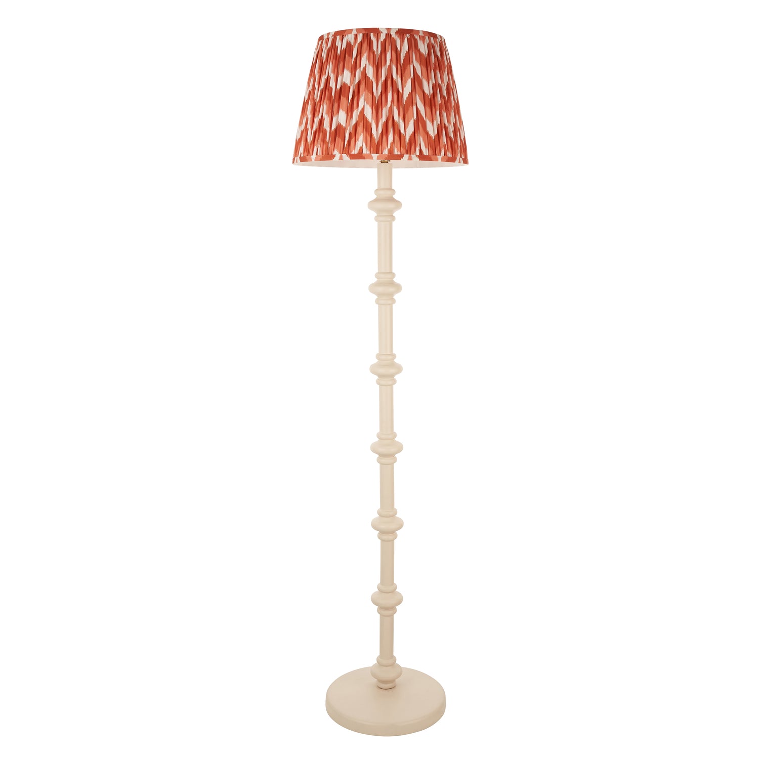 Carnaby & Zigzag 40cm Apricot orange shade - Comet Lighting