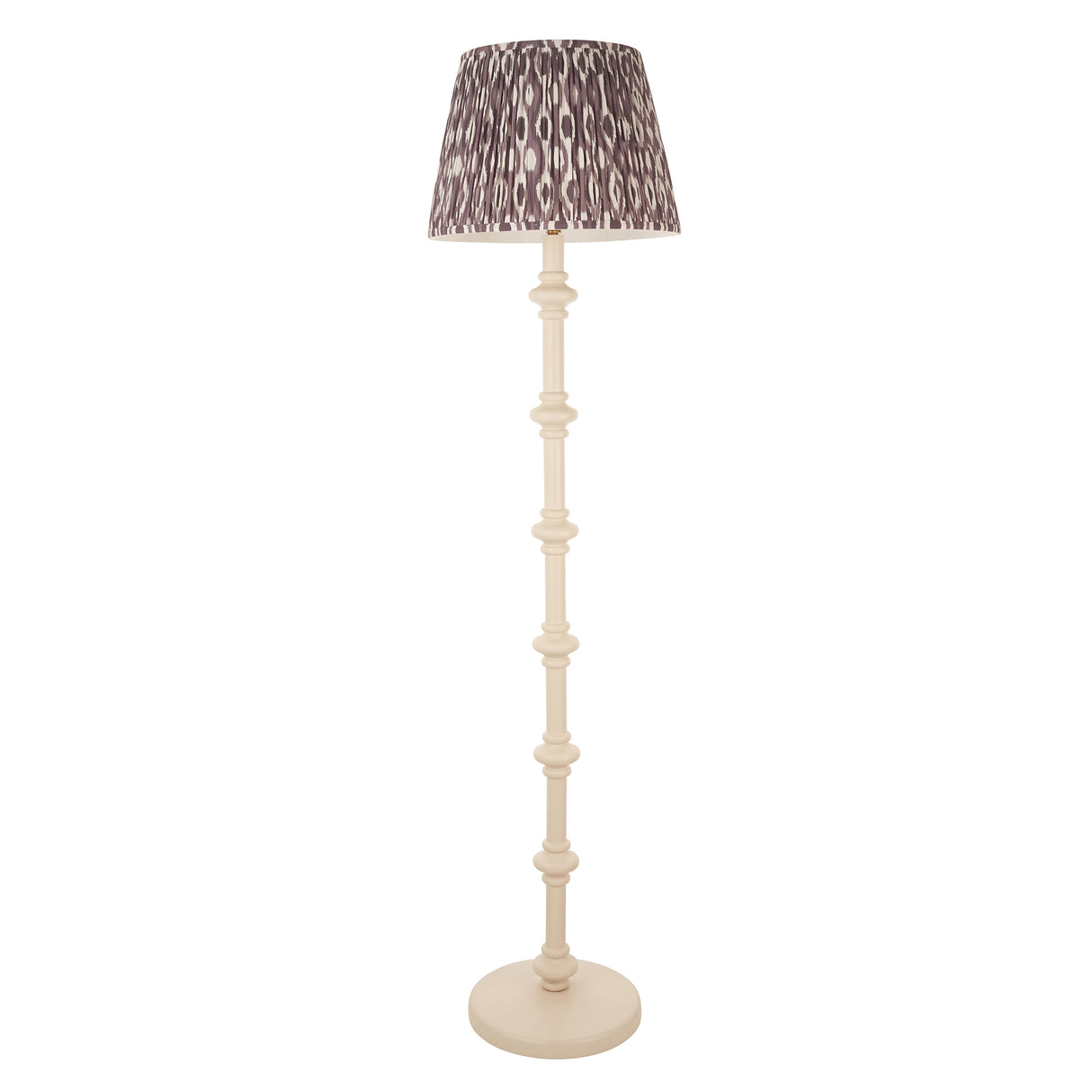 Carnaby & Ikat 40cm Pearl grey shade - Comet Lighting