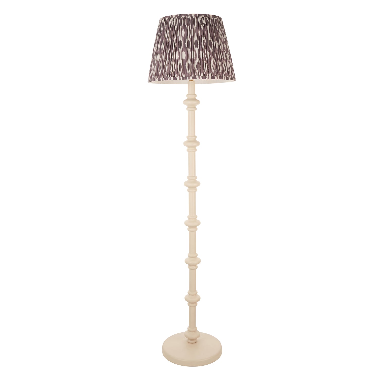 Carnaby & Ikat 40cm Pearl grey shade - Comet Lighting