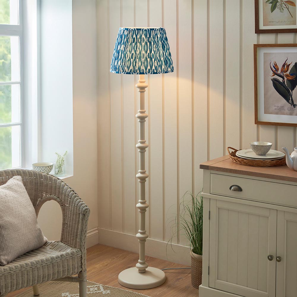 Carnaby & Ikat 40cm Marlin blue shade - Comet Lighting