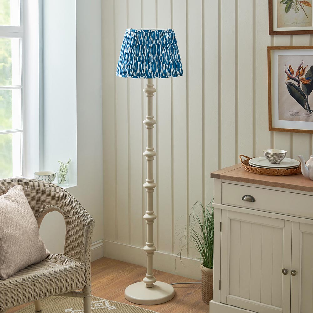 Carnaby & Ikat 40cm Marlin blue shade - Comet Lighting