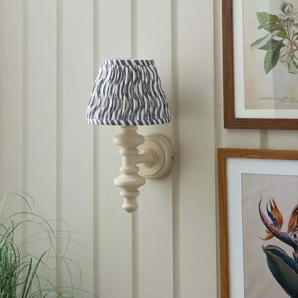 Carnaby & Ripple 20cm Pearl grey shade - Comet Lighting
