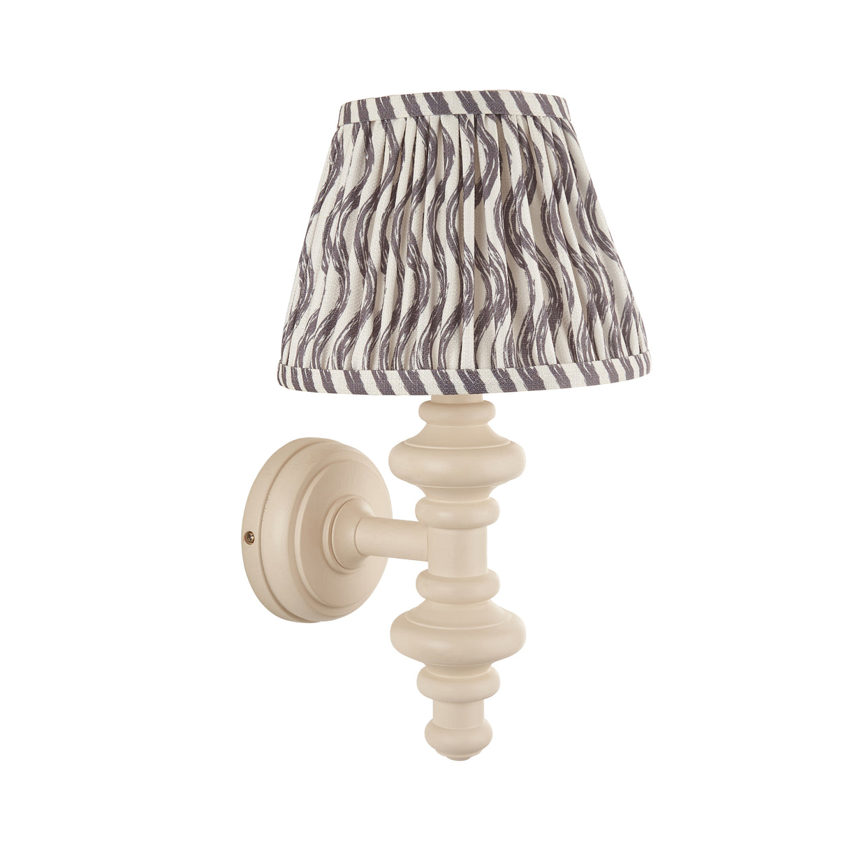 Carnaby & Ripple 20cm Pearl grey shade - Comet Lighting