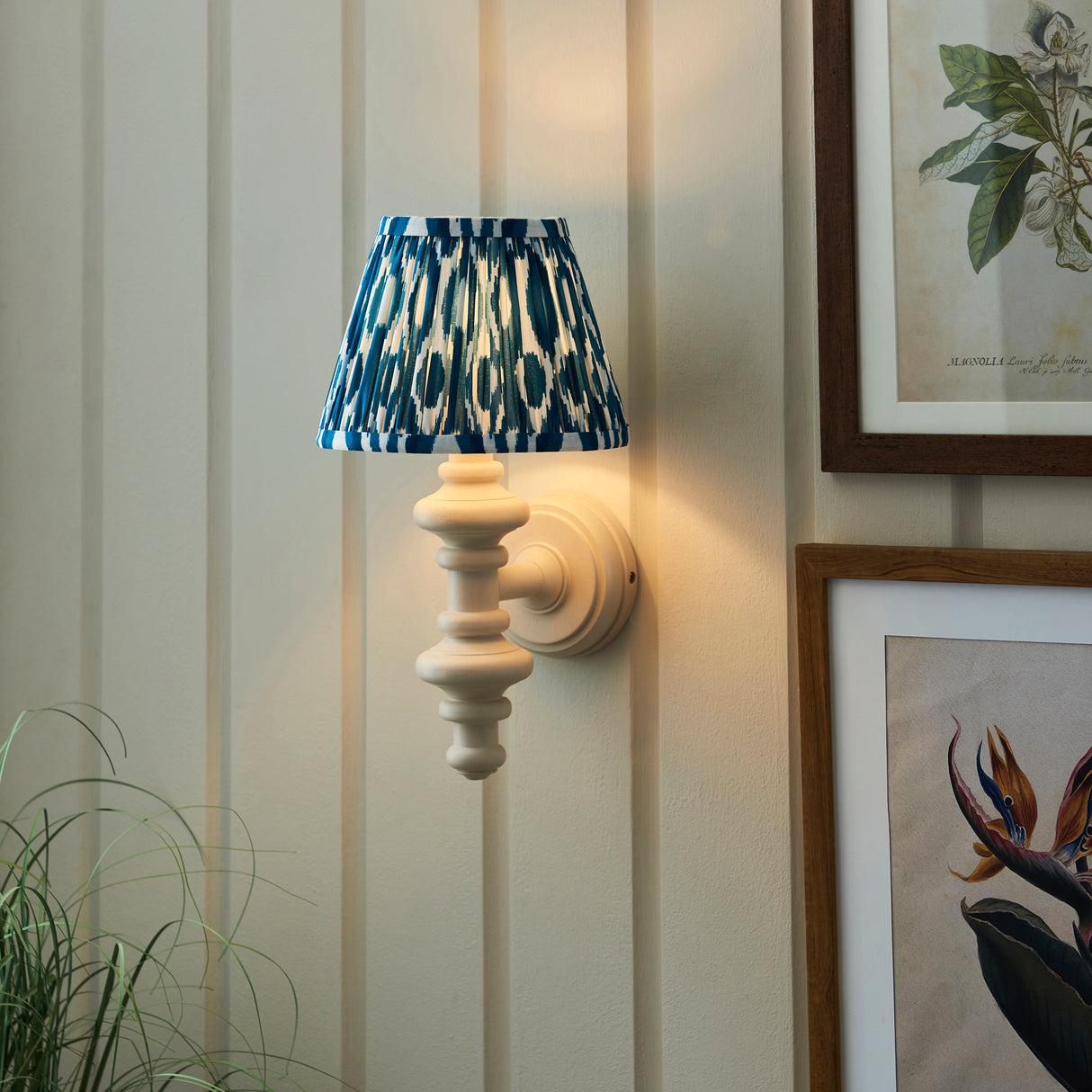 Carnaby & Ikat 20cm Marlin blue shade - Comet Lighting