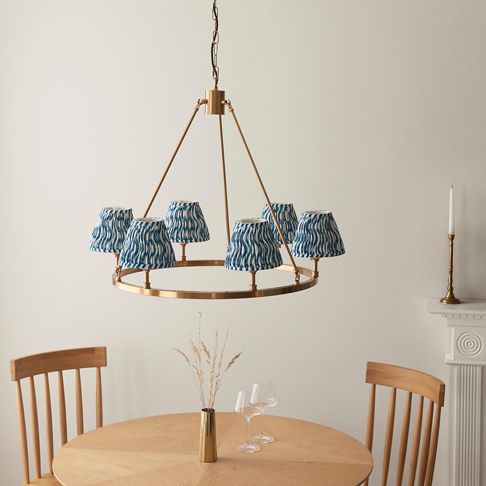 Chester & Ripple 16cm Marlin blue shade - Comet Lighting