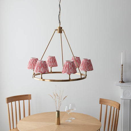 Chester & Ikat 16cm Coral pink shade - Comet Lighting