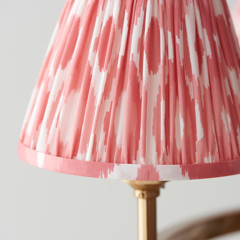 Chester & Ikat 16cm Coral pink shade - Comet Lighting