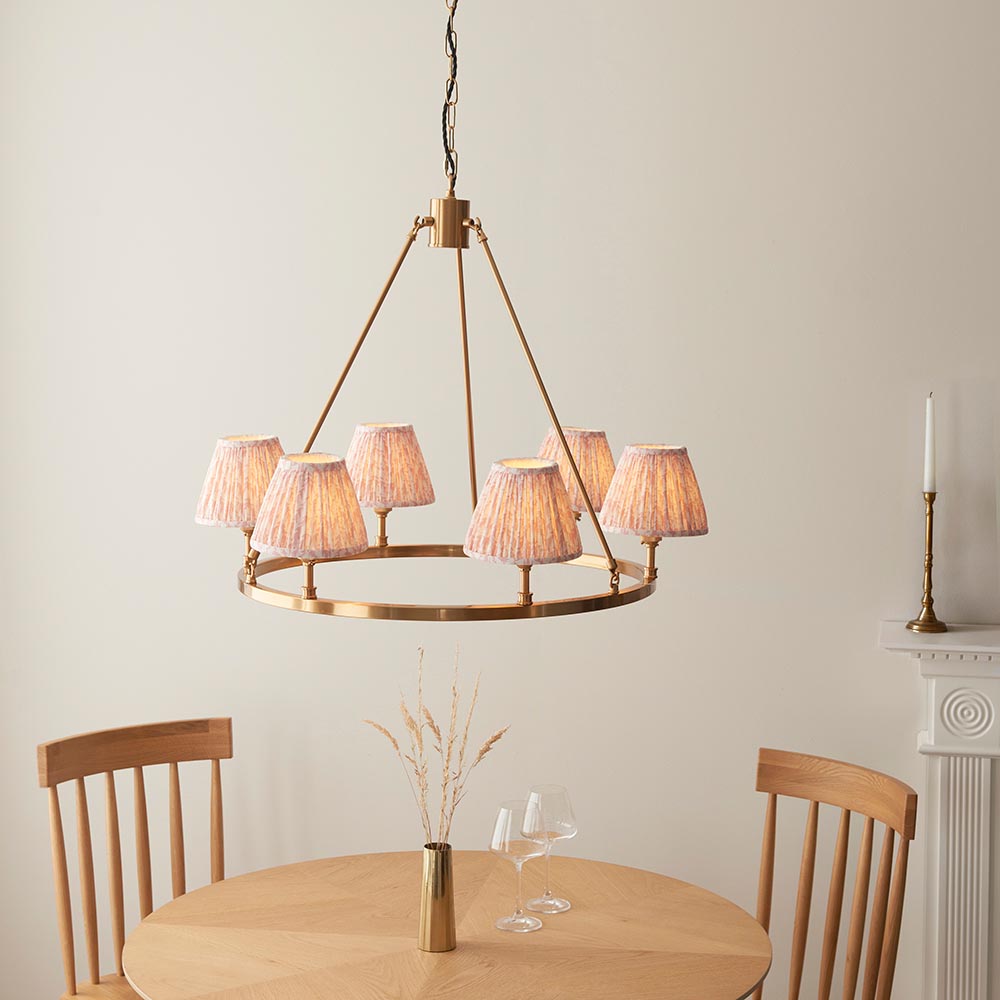Chester & Leaf 16cm Peachy keen shade - Comet Lighting