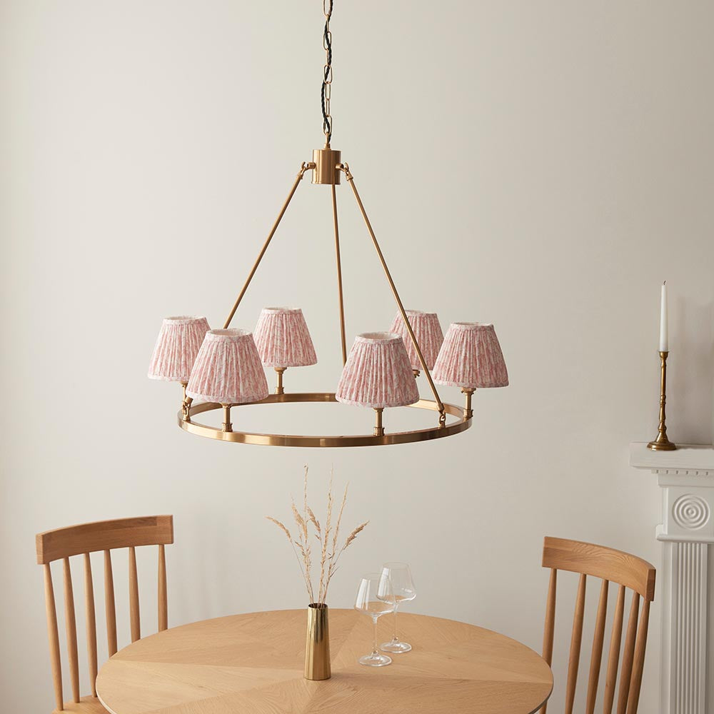 Chester & Leaf 16cm Peachy keen shade - Comet Lighting