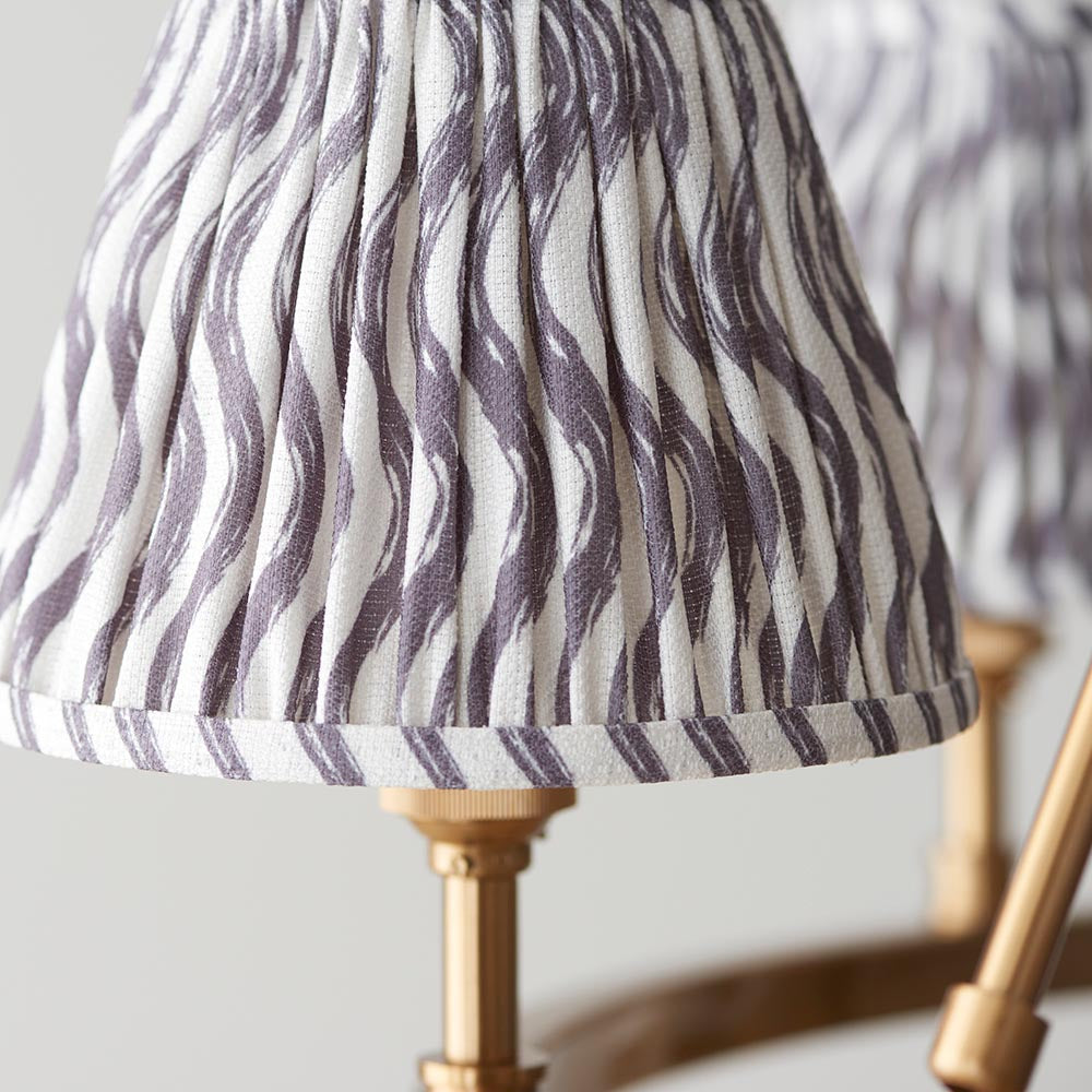 Chester & Ripple 16cm Pearl grey shade - Comet Lighting