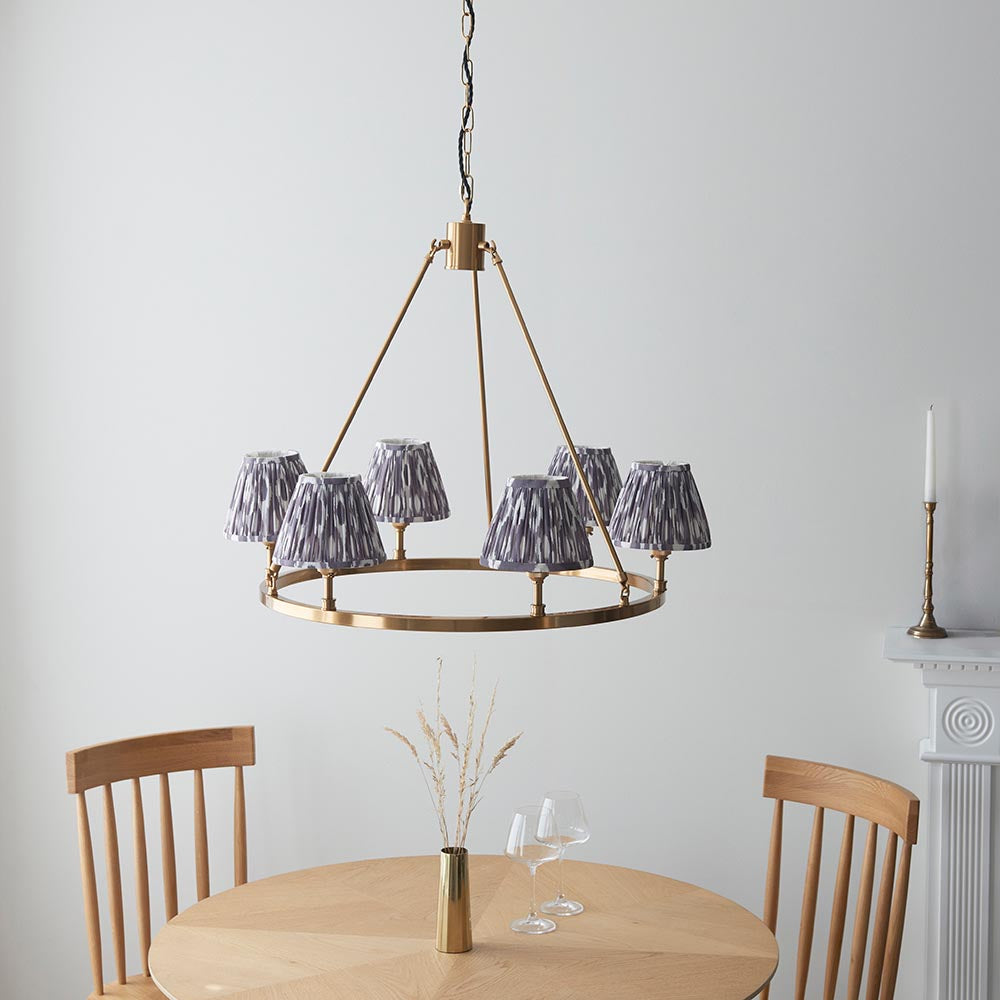 Chester & Ikat 16cm Pearl grey shade