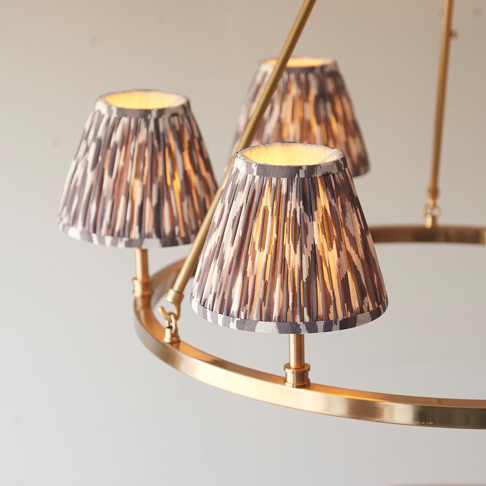 Chester & Ikat 16cm Pearl grey shade