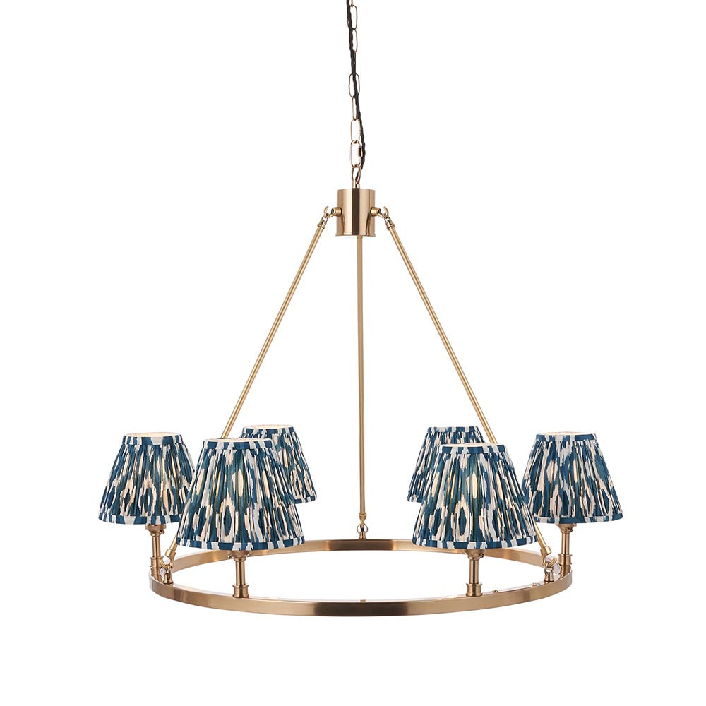 Chester & Ikat 16cm Marlin blue shade - Comet Lighting