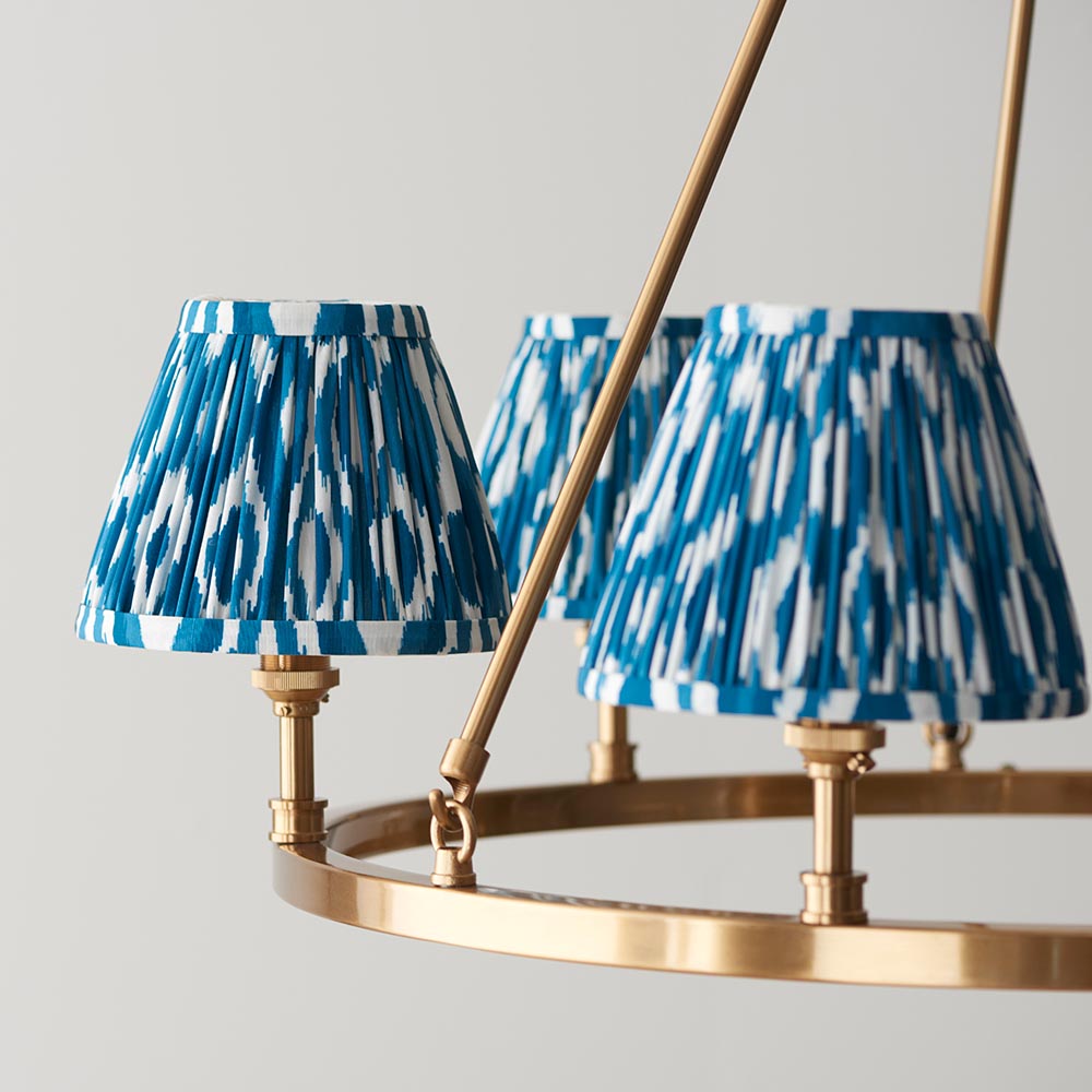 Chester & Ikat 16cm Marlin blue shade - Comet Lighting